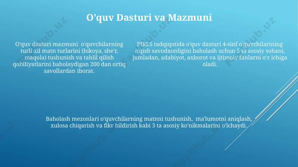 pirls tadqiqoti mazmuni va tavsiyalari - Page 5