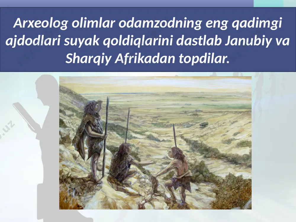 eng qadimgi odamlar va ularning manzilgohlari. 5 - sinf - Page 3