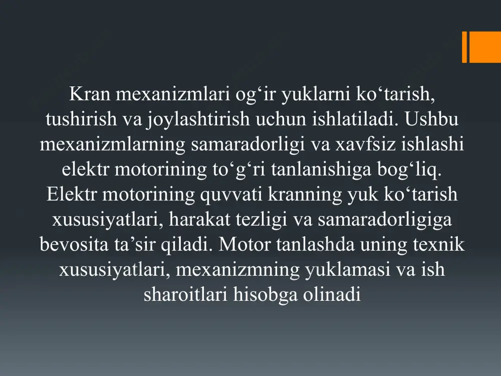 elektr mexanizmlar va kranlar - Page 4