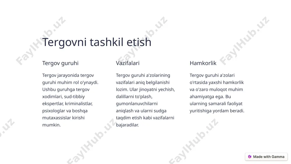 kriminalistika - tergovni rejalashtirish va tashkil etish - Page 4
