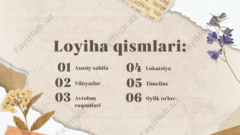 avtobus harakatini kuzatish ilovasi - Page 2