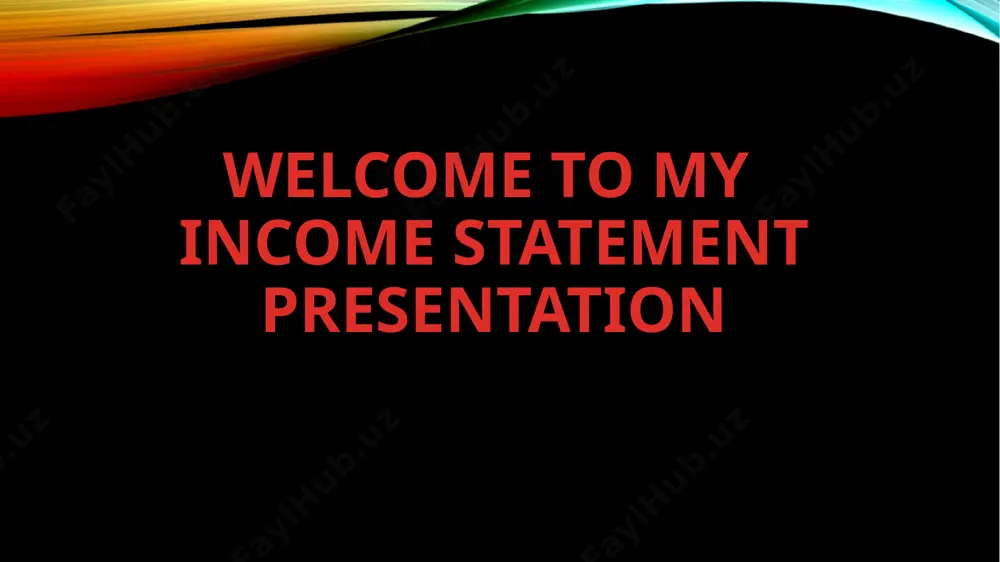income statement - Page 2