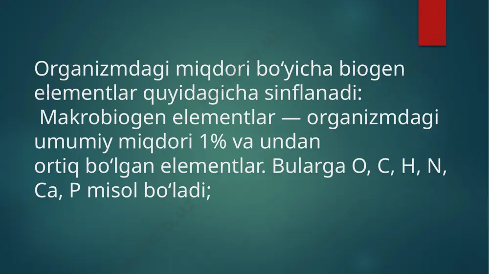 biogen elementlar - Page 4