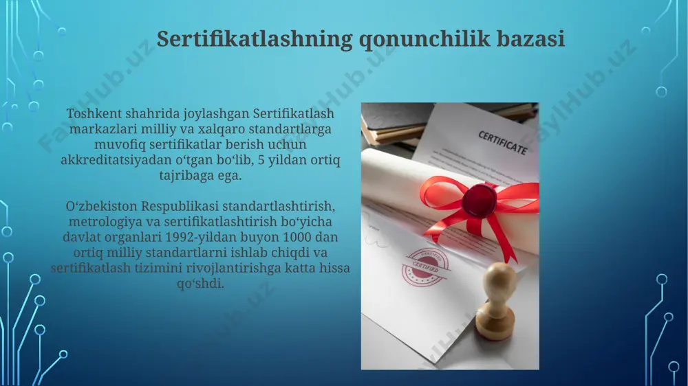 lashtiradi va tezlashtiradi. yaqin 10 yil ichida, malaka sertifikatlarining 70% dan ortig'i raqamli shaklda saqlanib, elektron imzo va biometrik tekshiruvlar yordamida tasdiqlanadigan bo'ladi. e'tiboringiz uchun rahmat @taqdimot_robot image3.jpg image4.jpg image5.jpg image6.jpg image7.jpg image8.jpg image9.jpg image10.jpg image11.jpg image12.jpg image13.jpg image14.jpg image15.jpg image16.jpg image17.jpg image18.jpg image19.jpg image2.png