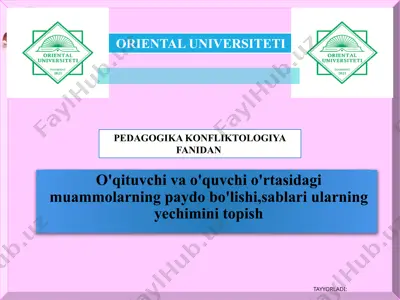 muammoli o’qitish — PPTX