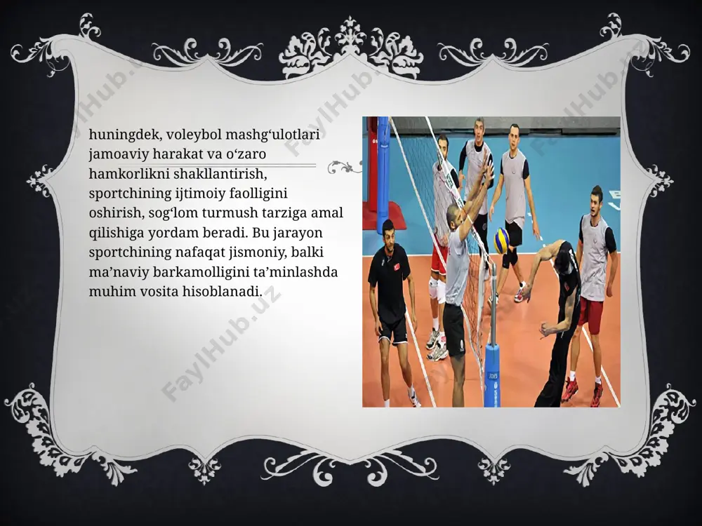 volleybol mashg'ulotlarini tashkil etish va o'tkazish - Page 5