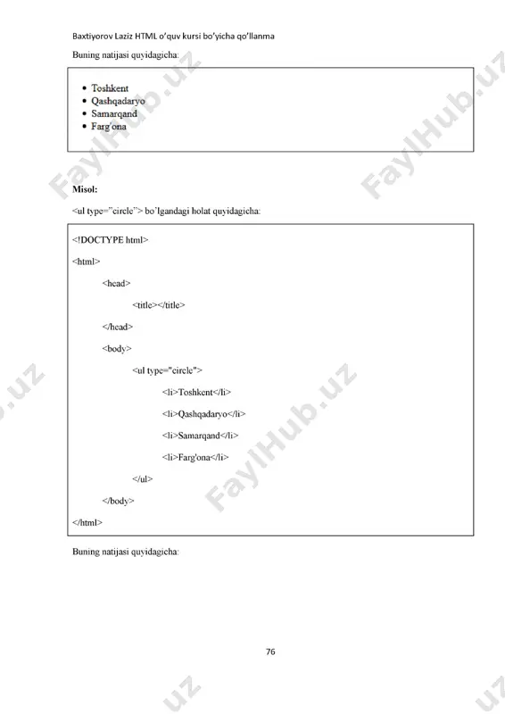 html o'quv kursi qo'lanma - Page 4