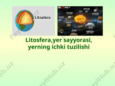litosfera — PPT