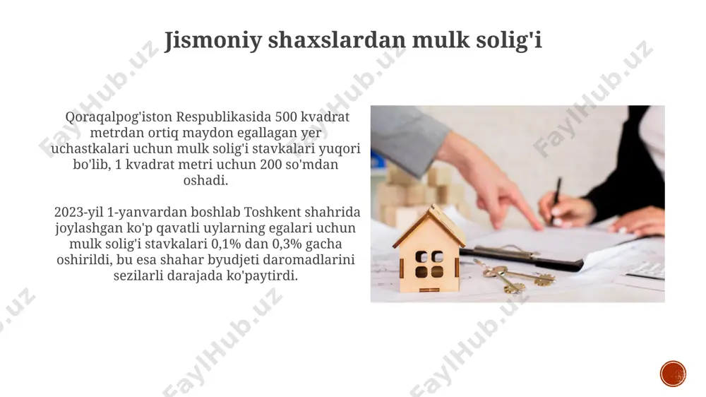 jismoniy shaxslardan olinadigan mol-mulk solig'i - Page 5