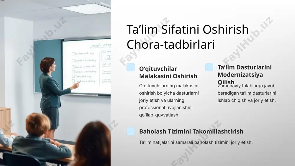 o’zbekiston ta’lim tizimini isloh qilish - Page 4