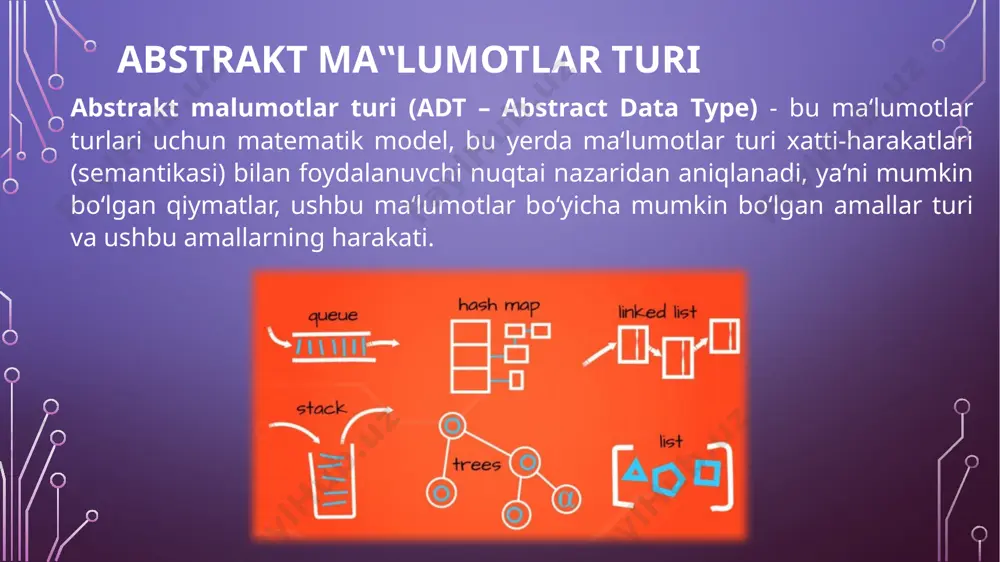 ma’lumotlarning abstrakt turlari va ma’lumotlar strukturalari - Page 5