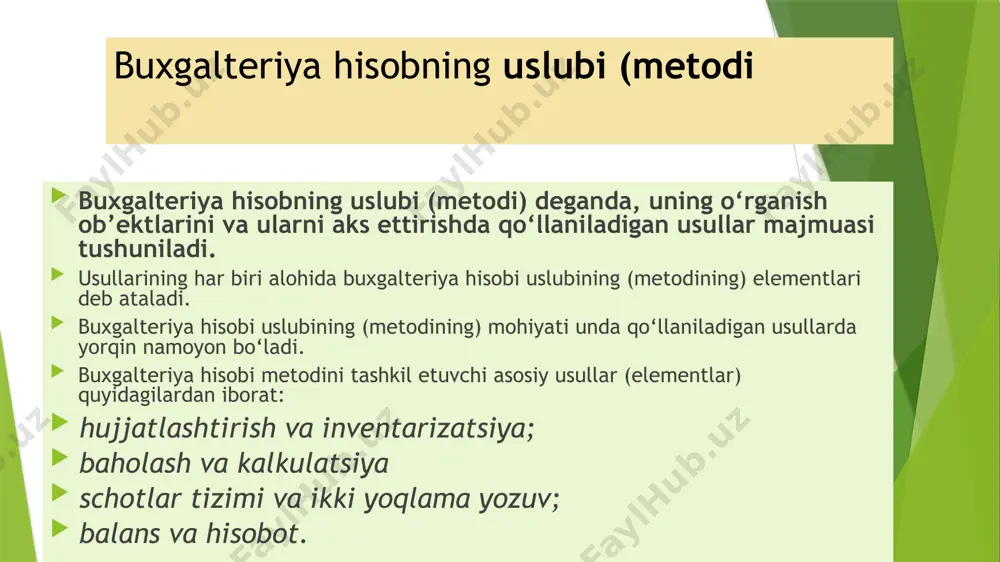 jjatlariga muvofiq mulkdorlar, davlat statistika organlari va qonun hujjatlariga muvofiq boshqa organlar) taqdim qiladi. buxgalteriya hisobining asosiy printsiplaridir uzluksizlik, ishonchlilik, ko‘rsatkichlarning qiyoslanuvchanligi uzluksizlik. uzluksizlik printsipi keng ma’noda chuqur falsafiy mazmunga ega bo‘lib, hayotning bardavomligi, uzluksiz, yangi sifat bosqichlarida davom etaverishini bildiradi. bu mazmun ramziy ma’noda buxgalterlarning xalqaro gerbida bernulli egri chizig‘i ko‘rinishida ham o‘z ifodasini topgan gerbning markazida uchta element mavjud: quyosh, tarozi va bernulli egri chizig'i. bu quyidagicha ta'riflanadi: buxgalteriya hisobi, xuddi quyosh kabi, insonning iqtisodiy faoliyatini yoritadi, tarozilar esa muvozanatning timsolidir va spiralga o'xshash bernulli egri chizig'i buxgalteriya hisobi abadiy va abadiy mavjud bo'lishini anglatadi. buxgalteriya hisobining uzluksizligi esa korxonaning butun faoliyati davomida sodir bo‘ladigan barcha xo‘jalik operatsiyalari tasdiqlangan qoida va buxgalteriya hisobi hamda hisobotining me’yorlari asosida tuzilib, qayd qilib borilishini talab etadi. uzluksizlik (davomiylik) printsipi agar rahbar xo‘jalik yurituvchi sub’ektni tugatish yoki uning faoliyat ko‘lamlarini qisqartirish zarur deb hisoblasa, yoxud shunday vaziyatga olib keladigan sharoit mavjud deb …