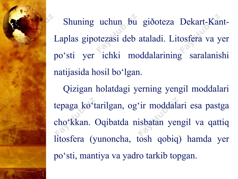 materiklar va okeanlarning paydo bo‘lishi va rivojlanishi 6-sinf - Page 4