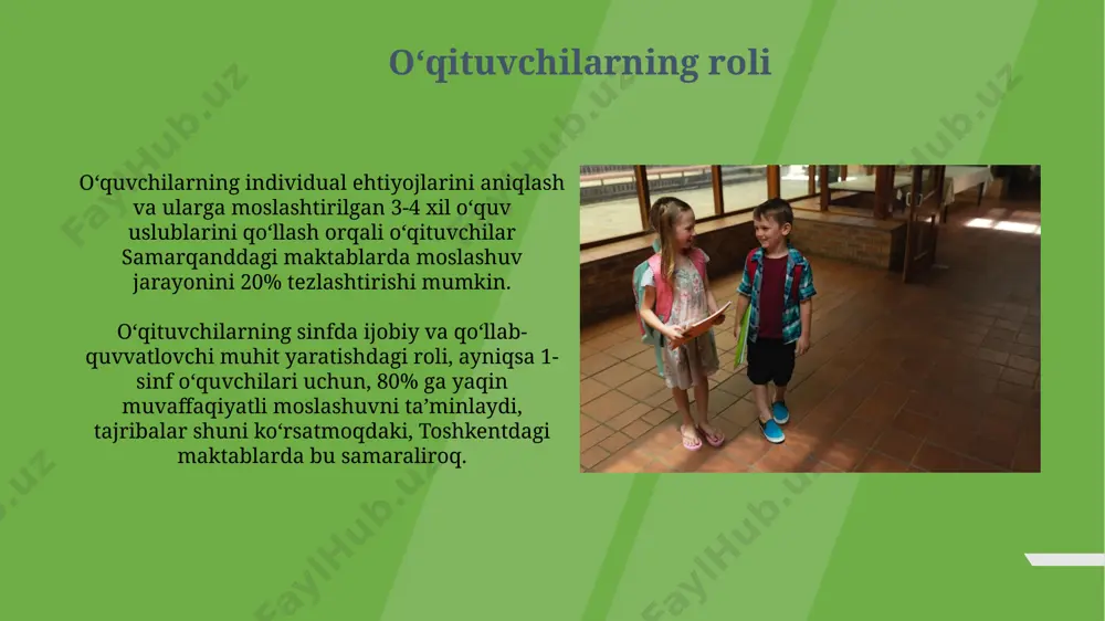 boshlangʻich sinf oʻquvchilarini maktabga moslashuvi - Page 5