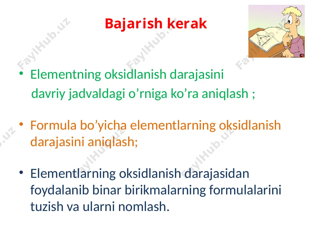 elementlarning oksidlanish darajasi - Page 4