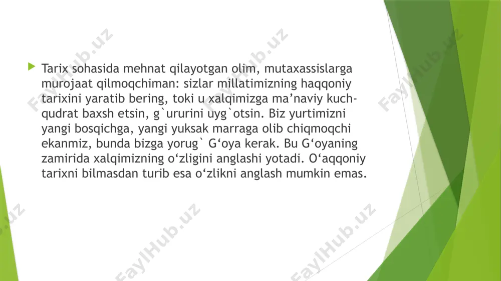 o'zbekiston tarixi fanidan tayyorlagan taqdimoti - Page 4