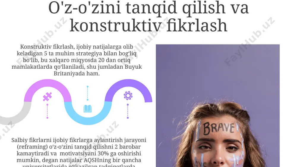 oʻz-oʻzini boshqarish va faollashtirish bo‘yicha prezentatsiya - Page 5