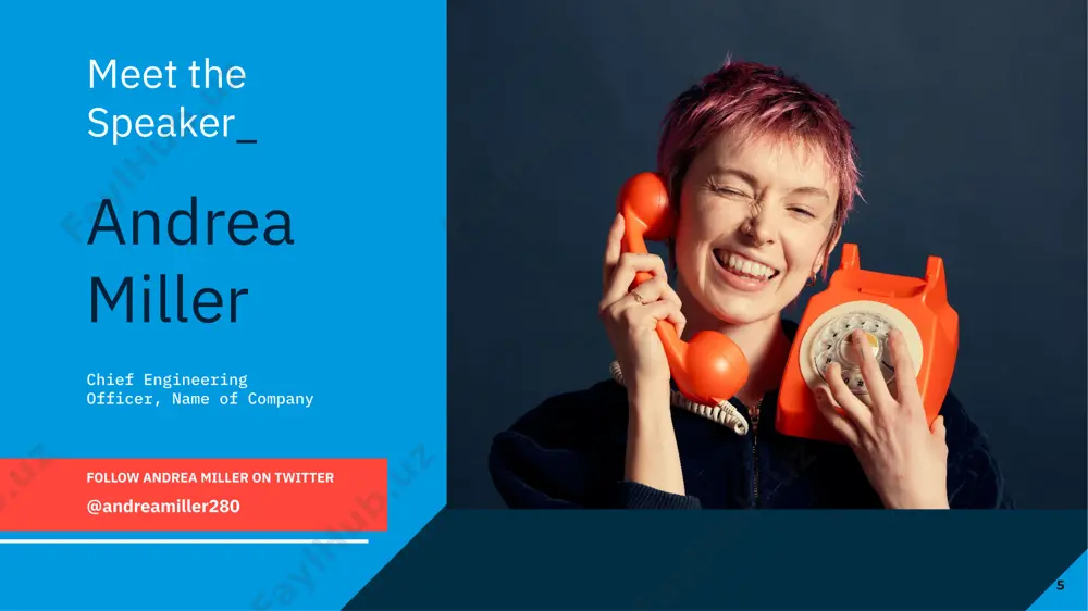modern powerpoint template - Page 5