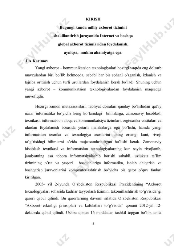 . kurs ishimizning tarkibi va hajmi: kurs ishimiz kirish qismi, ikkita bob birinchi nazariy qism ikkinchi amaliy qism, xulosa, nazariy test savollari, adabiyotlar ro`yxatidan iborat bo`lib, 39 betda bayon qilingan. kurs ishining dolzarbligi: ushbu kurs ishi hozirgi kunda kompyuterda berilgan masalalarni dasturlash tillari orqali yechish va dasturda turli xildagi operatorlarni yuklab olish va ortiqcha yuklangan operatorlar tushunchalaridan foydalanish kabi vazifalarni o’rganishga olib keladi. kurs ishining maqsadi: mustaqil ravishda izlanaish, izlangan sari bu mavzuni mustaqil ravishida o’zlashtirib boraish. c# dasturlash tili va uni tarixini o’rganish. c# tilida kompanentalar bilan ishlash haqida tushunchalar olish va o’rganish. kurs ishining asosiy vazifalari: · dastur tuzishga bolgan tushunchaga berish usullarining visuallashtirilish; · dasturlash haqidagi umumiy ma’lumotlarga tayangan holda dastur tuzishni o’rganish; · kvadrat funksiyaga asoslangan dastur yaratish kurs ishining obyekti: c# dasturlash tili bilan yaqindan ishlash va u haqida to’liq ma’lumot berish va uni amalda qo’llash. kurs ishining predmeti: c# dasturlash tilini keng targ’ib etish. …