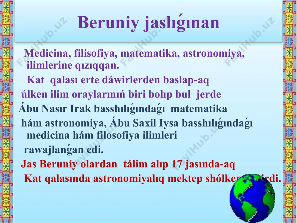 abu rayhan beruniy haqida - Page 5