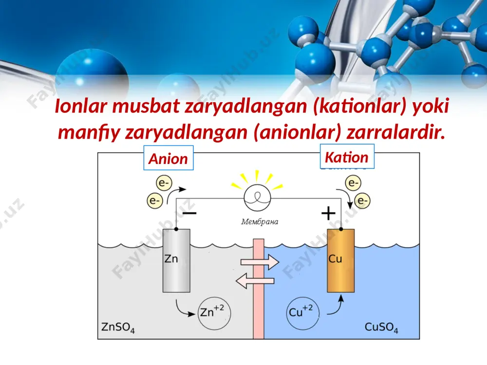 elektrolitik dissotsiatsiyalanish nazariyasi. 8 - sinf - Page 5
