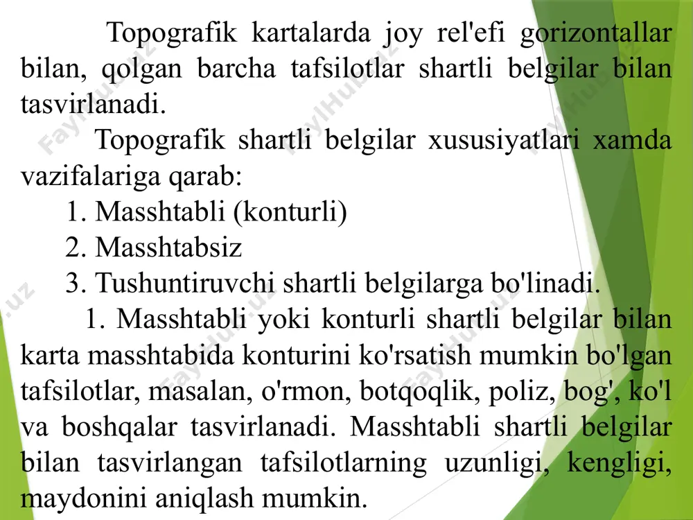 topografik kartani o‘qish va o‘rganish - Page 4