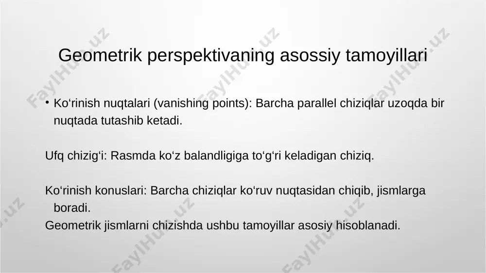 geometrik jismlarning geometrik perspektivasi - Page 3
