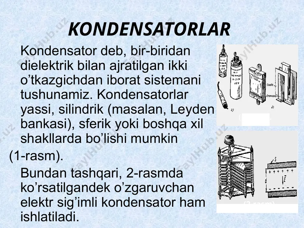 elektr sig’imi. kondensatorlar - Page 3