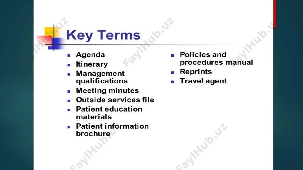 documentation work of office manager - Page 4