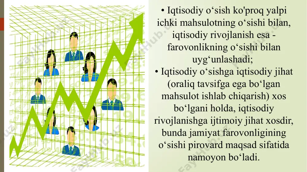 eladigan iqtisodiy va siyosiy o'zgarishlar. iqtisodiy o’sish modellari. iqtisodiy o'sish modellari mamlakatning yoki hatto mintaqaning va butun dunyoning butun iqtisodiy sektori uchun rivojlanish istiqbollari va kelajagini baholash imkonini beradi. zamonaviy fan uchta asosiy guruhni ajratadi: keyns modellari. ular makroiqtisodiy muvozanatni ta'minlashi kerak bo'lgan talabning ustun roliga asoslanadi. bu yerda hal qiluvchi element investitsiyalar bo'lib, multiplikator yordamida foydani oshiradi. barcha xilma-xillik orasida eng oddiy vakil domar modelidir (bir faktorli va bitta mahsulot). lekin bu faqat qo'shimchalar va bitta mahsulotni hisoblash imkonini beradi. ushbu modelga ko'ra, ishlab chiqarish quvvati bilan bog'liq bo'lgan real daromadning o'sish sur'ati muvozanatli bo'ladi. bundan tashqari, u jamg'arma darajasi va kapitalning marjinal unumdorligi qiymatiga to'g'ridan-to'g'ri proportsionaldir. bu investitsiyalar va daromadlarning bir xil o'sish sur'atlarini ta'minlaydi. yana bir misol xarrodning iqtisodiy o'sish modelidir.uning so'zlariga ko'ra, o'sish sur'ati daromadlar va kapital qo'yilmalar o'sishi nisbati funktsiyasidir. neoklassik modellar. ular iqtisodiy o'sishni ishlab chiqarish omillari nuqtai nazaridan ko'rib chiqadilar. bu erda asosiy …