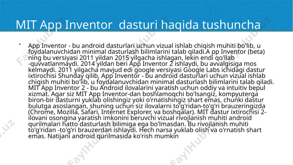 ta’limda mobil ilovalarini yaratish texnologiyalari - Page 5