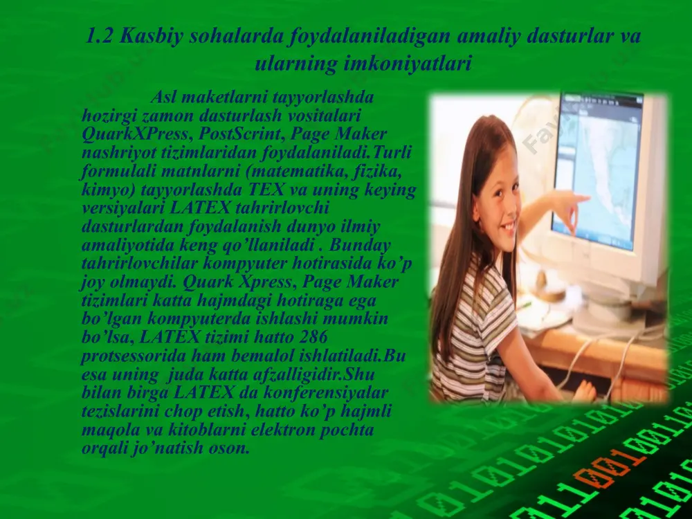 amaliy dasturlar paketi va uning klassifikatsiyasi - Page 4