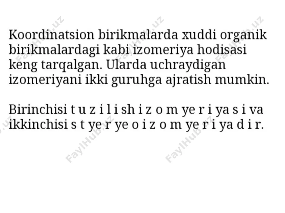 koordinatsion birikmalarni izomeriyasi - Page 2