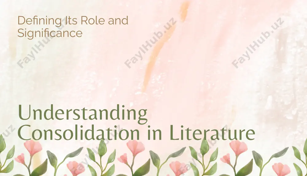 consolidation in literature - Page 3