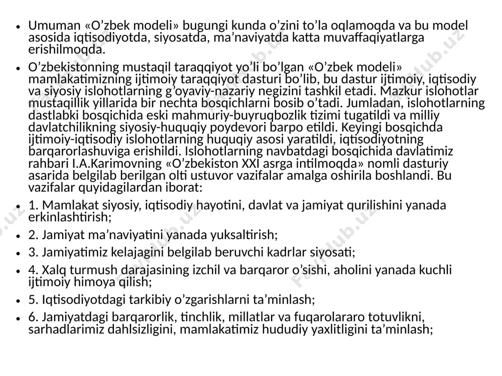 taraqqiyotning o'zbek modeli (oav) - Page 5