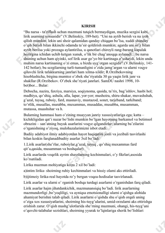 asarlarining inson ruhi tafakkuriga ta’siri sababi nimada ekan? bu savolga javob topish tushanarliroq bo’lishi uchun, badiiy va ilmiy adabiyotni taqqoslab ko’rish lozim. bilamizki, umumta’lim maktablarida “tabiatshunoslik”, “geografiya” singari o’quv fanlari o’tiladi. ularda kecha-kunduz, uning eng go’zal va so’lim fursati bo’lmishtong to’g’risida, yumaloq er sharini nurlari bilan yorituvchi quyosh haqida bir talay ma’lumot lar beriladi. quyosh bo’lmasa erda hayot bo’lishi mumkin emasligi aytiladi. bu ma’lumotlar o’quvchilarning aqliy saviyasi yuksalishiga ta’sir qiladi. ular tufayli bolalar kecha-kunduz, tong va boshqalar haqida oldin bilmagan narsalaridan xabardor bo’ladilar. ayni vaqtda, o’quvchlar tong payti tabiat juda go’zal bo’lishi haqida ham tushunchaga ega bo’ladilar. lekin bu bilim va axborotlar bolalarning aqlini boyitib, tafakkurini o’stirsa ham, hissiyotlariga, tuyg’ulariga deyarli ta’sir qilmaydi. rauf parfining “tong otmoqda...” deb nomlangan she’rida bir parchani o’qib ko’raylik: tong otmoqda. tong o’qlar otar, tong otmoqda, quyosh zambarak. yaralangan yer shari yotar, boshlarida yashil chambarak. shoir tong otishi qanday bo’lishini batafsil tasvirlab, nima ochun shunday …