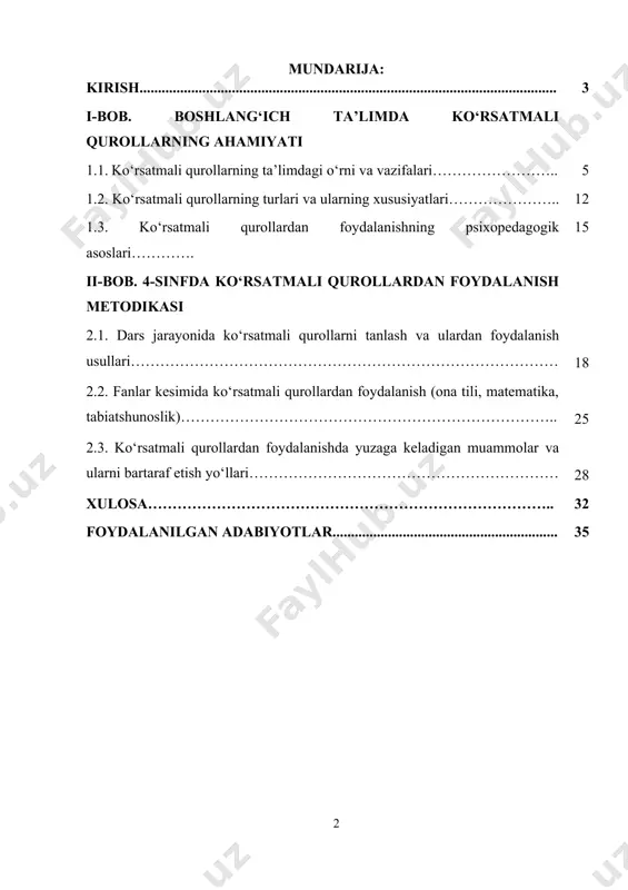 aktabgacha va umumiy o‘rta ta’lim tizimini tubdan takomillashtirish chora-tadbirlari to‘g‘risida”gi pq-3907-son qarori hamda 2022-yil 11-martdagi “yangi o‘zbekiston maktabi” konsepsiyasini amaliyotga joriy etish bo‘yicha qabul qilingan qarorlarda ham ta’lim sifatini oshirish, darslarda ilg‘or metodlarni qo‘llash, jumladan, ko‘rgazmali vositalardan foydalanish masalalariga alohida e’tibor qaratilgan. bu esa mavzuning dolzarbligini yanada oshiradi. ko‘rsatmali qurollar o‘z mohiyatiga ko‘ra – bu o‘quvchilarga mavzuni aniq, ravshan, hayotiy misollar orqali tushuntirish imkonini beruvchi vositalar majmuasidir. ular orqali abstrakt tushunchalar sodda va tushunarli ko‘rinishga keladi. ayniqsa, matematik shakllar, biologik modellar, grammatik sxemalar, tarixiy voqealarning tasviriy ko‘rinishlari – barchasi o‘quvchilarning idrokini jonlantiradi va ularni darsga faol jalb etadi. shu bois, “4-sinfda ko‘rsatmali qurollardan foydalanish metodikasi” mavzusi bo‘yicha olib borilayotgan ilmiy-amaliy tadqiqotlar bugungi kunda juda muhim hisoblanadi. bu mavzuni o‘rganish orqali boshlang‘ich sinf o‘qituvchilari uchun metodik tavsiyalar ishlab chiqiladi, mavjud muammolar aniqlanadi va ularni bartaraf etish yo‘llari taklif etiladi. shuningdek, zamonaviy texnologiyalar asosida yangicha ko‘rsatmali vositalarni yaratish va ular orqali ta’lim …