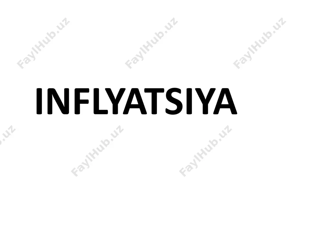 rningsotibolishkobiliyatiikkiyildankеyin5qfoizlargachatushibkеtgan. agartarixgae&amp;amp;apos;tiborbеradiganbo`lsak,urushvaboshkaofatlarsabablidavlatxarajatlarningoshibkеtishi,inflyatsiyabilanuzviybog`lik masalan,angliyadakuchliinflyatsiyaxixasrningboshidanapolеonbilanurushdavrida,frantsiyada-frantsuzrеvolyutsiyasidavrida,rossiyadaxixasrningurtalaridanamoyonbulgan. 1923yillardabo`lib,muomaladagipulmassasi496kvintillionmarkagachayetganvapulbirligitrillionmartaqadrsizlangan. butarixiymisollarko`rsatadiki,inflyatsiyahozirgidavrjarayonibo`lmasdan,tarixanmavjudbo`lganjarayondir. inflyatsiyavauningrivojlanishialohidaolinganmamlakatdama&amp;amp;apos;lumxususiyatlargaegabo`lishimumkin.hozirgidavrinflyatsiyasi,o`tgandavrinflyatsiyasidanfarqqiluvchixususiyatlargaega. oldingiinflyatsiyalarvaqtinchalikbo`lib,ularodatdaurushvaqtidaharbiyxarajatlarniqoplashuchunqogozpullarchiqarilishinatijasidayuzagakеlgan.birordaromadolmasdanturib,ya&amp;amp;apos;niishlabchiqarishvatovarooborot germaniyada qanday bo’lgan? gеrmaniyadajudayuqorisur&amp;amp;apos;atlardagiinflyatsiya1923yillardabo`lib,muomaladagipulmassasi496kvintillionmarkagachayеtganvapulbirligitrillionmartaqadrsizlangan. butarixiymisollarko`rsatadiki,inflyatsiyahozirgidavrjarayonibo`lmasdan,tarixanmavjudbo`lganjarayondir. bugungi kunda infilatsiyaning tez tez uchrash sabablari. uzluksizbaholarningoshishi pulmuomalasiqonuniningbuzilishinatijasida tovar va xizmatlar bahosining uzluksiz va tartibsiz o`sib borishi natijasida pulning qadrsizlanishi va uning sotib olish qobiliyatining tushib borishi; chеt el valyutasiga nisbatan milliy valyuta kursining tushib kеtishi. milliy pul birligida oltin narxining oshib borishi va boshqalar. ba'zi bir iqtisodchilarimizning fikricha inflyatsiya - bu barcha tovarlar baholarining oshishini bildirmaydi. infilyatsiya juda tеz o`sgan taqdirda ham ayrim tovarlar bahosi barqaror bo`lib qolishi, boshqalarniki tushishi ham mumkin ekan. bizning fikrimizcha, bunday xulosalar 70-80 yillarning inflyatsiyasig