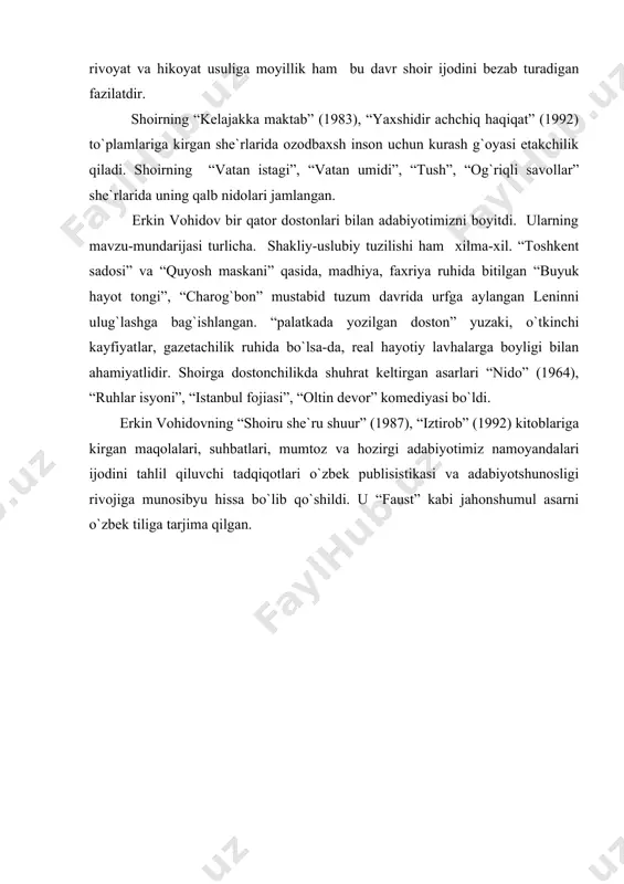 erkin vоhidоvning hayoti va ijоdi - Page 3