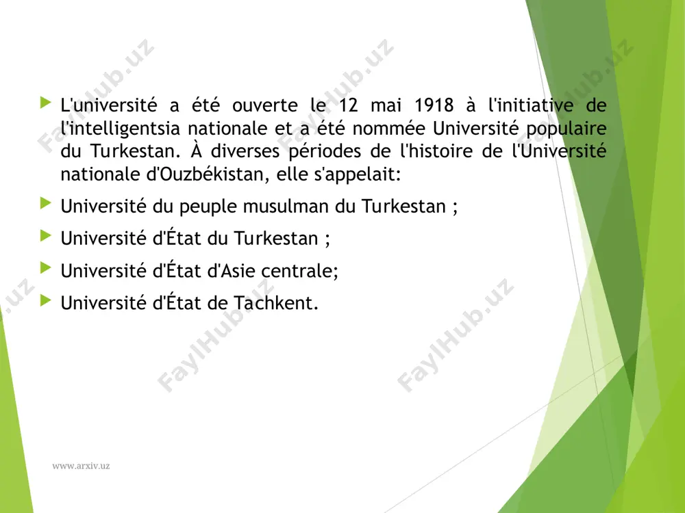 université nationale d'ouzbékistan - Page 3