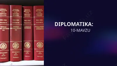 diplomatika: 10-mavzu — PPTX