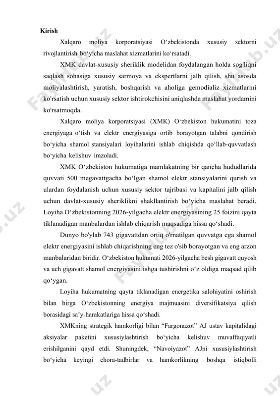 yilda tuzilgan eng yangi tuzilmadir.1944 yilda aqshda boʻlib oʻtgan bretton-vuds konferensiyasida (rasmiy nomi birlashgan millatlar tashkilotining valyuta-moliya konferensiyasi) dunyo davlatlarining tashqi iqtisodiy faoliyatini va yangi xalqaro valyuta tizimi rivojlantirishga qaratilgan bir qator qarorlar qabul qilindi. ushbu konferensiya tomonidan qabul qilingan tarixiy ahamiyatga ega qarorlardan biri ikkita xalqaro moliya instituti – xalqaro valyuta jamg‘armasi (xvf) va xalqaro tiklanish va taraqqiyot banki (xttb) tashkil etilishi bo‘ldi. xalqaro valyuta jamg'armasi (xvj) beqaror valyutalarni qo'llab-quvvatlash, jahon valyuta tizimi tamoyillariga rioya etilishini nazorat qilish, shuningdek, mamlakatlar o'rtasidagi valyuta hamkorligini ta'minlash maqsadida to'lov balansi taqchilligini qoplash uchun xorijiy valyutada kreditlar berish uchun tashkil etilgan. davlatlararo investitsiya instituti sifatida xalqaro tiklanish va taraqqiyot banki (xttb) tashkil etildi. xozirda xalqaro moliya tashkilotlari jahon iqtisodiyotida katta rol' o‘ynaydi. ular turli mamlakatlarga mablag‘ ajratish va kredit berish bilan shug‘ullanadilar, jahon savdosini rivojlantirish va moliya tizimini barqarorlashtirishga yordam beradilar. xalqaro moliya tashkilotlari (xmt) - xalqaro moliya sohasida davlatlararo (xalqaro) bitimlar asosida …