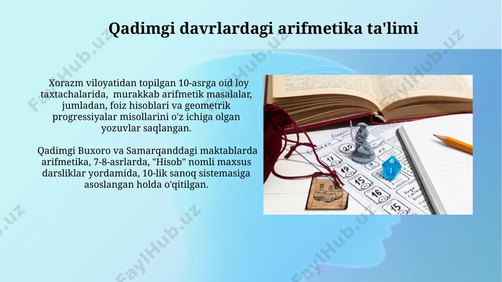 oʻrta osiyoda arifmetika taraqqiyoti va uning oʻqitilish tarixi - Page 4