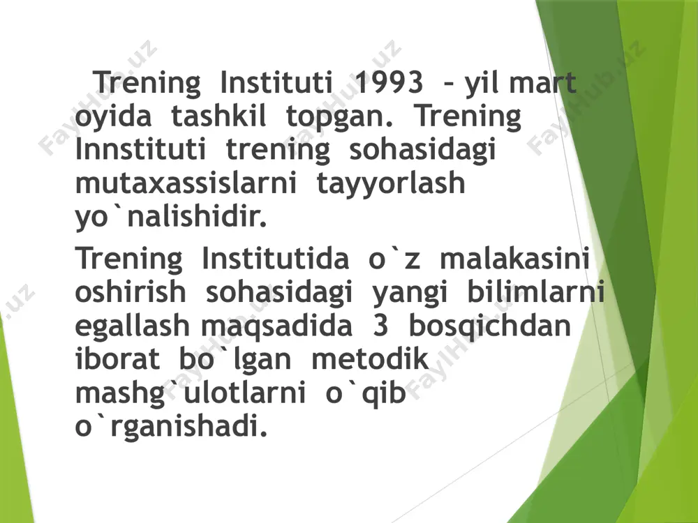 psixologik trening asoslari fanidan yozilgan kitob - Page 5