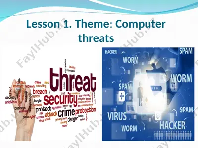 computer threats — PPT