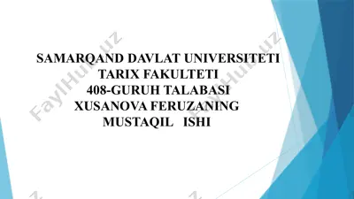 abu nasr forobiy va uning ijtimoiy falsafasi — PPTX