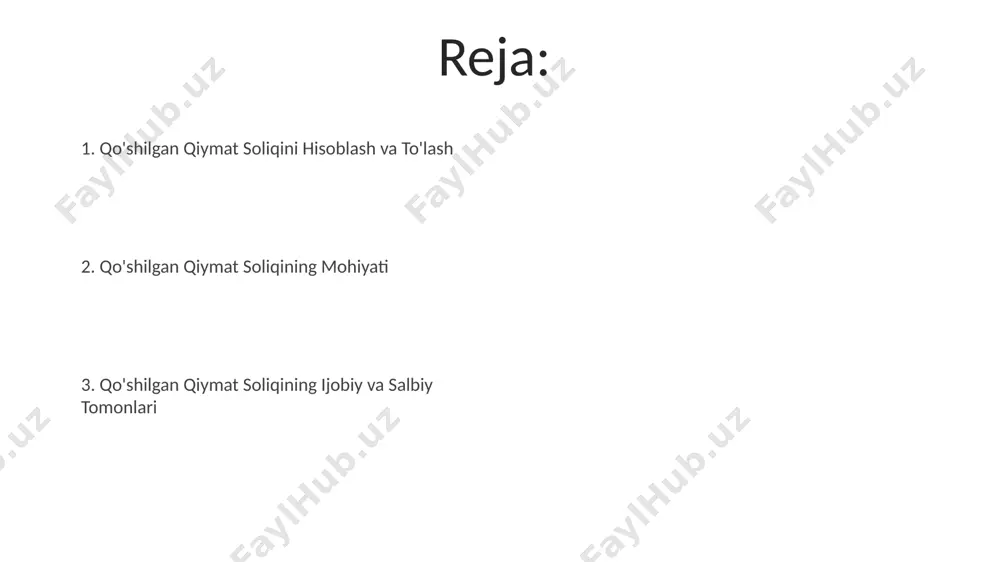 rining mavjudligi soliq siyosatining muhim jihatidir. qqs to'lovchilar, o'zlarining xaridlarida to'lagan qqsni sotishdan olgan qqs dan ayirish orqali davlatga faqat qo'shilgan qiymat ustidan soliq to'laydilar, bu esa soliq yukini kamaytiradi. qo'shilgan qiymat solig'i (qqs) mahsulot yoki xizmatning har bir qo'shilgan qiymat bosqichida hisoblanadi, masalan, 15% stavkada ishlab chiqaruvchidan iste'molchigacha bo'lgan butun zanjirda qo'llaniladi. qqs bilan bog'liq muammolar va yechimlari qqs qaytarilish jarayoni o'rtacha 2-3 oy davom etadi, kechikishlar esa korxonalarning ishchi kapitaliga sezilarli darajada ta'sir qiladi va bu 10% gacha daromad pasayishiga olib kelishi mumkin. kichik va o'rta biznes sub'ektlarining 30% dan ortig'i qqsni to'g'ri hisoblash va topshirish bilan bog'liq qiyinchiliklarga duch keladi, bu esa ularning moliyaviy barqarorligiga salbiy ta'sir ko'rsatishi mumkin. qqs bilan bog'liq muammolar ko'pincha noto'g'ri hisob-kitoblar (taxminan 15-20% hollarda) va hujjatlashtirishdagi kamchiliklar tufayli yuzaga keladi, bu esa jarima va qo'shimcha soliqlarni keltirib chiqaradi. qqs to'lash tartibi qqs to'lash muddati soliq deklaratsiyasi topshirilgan kundan boshlab 15 kun ichida …