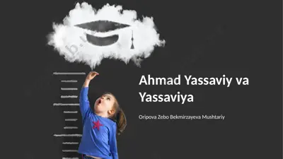 ahmad yassaviy va yassaviya — PPTX