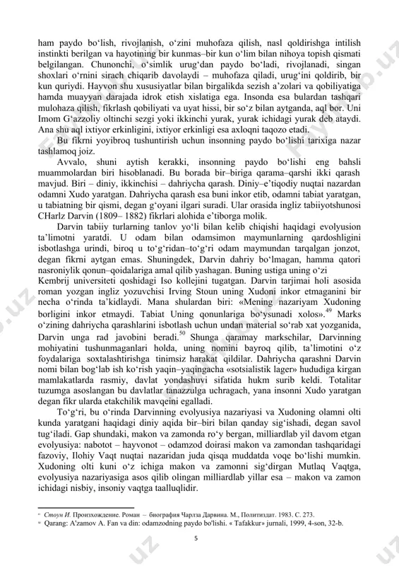 nosabatlarda ularga xos bo‘lgan ma’naviy kamolot darajasining namoyon bo‘lishidir»-degan ta’rifi ham diqqatga sazovor.48 axloqshunoslik qadimda fizika, metafizika va mantiq bilan birgalikda falsafaning uzviy (uchinchi) qismi hisoblanar edi. keyinchalik (arastudan so‘ng) u alohida falsafiy yo‘nalishdagi fan maqomini oldi. bu fikrni quyidagicha kengaytiribroq talqin etish mumkin. ma’lumki, falsafaning fanlar podshosi sifatidagi vazifasi barcha tabiiy va ijtimoiy ilmlar erishgan yutuqlardan umumiy xulosalar chiqarib, insoniyatni haqiqatga olib borishdir. shundan kelib chiqqan holda, falsafaning predmetini tafakkur deb belgilash maqsadga muvofiq. axloqshunoslik axloqiy tafakkur taraqqiyotini, uning nazariy muammolarini tadqiq etadi va amaliyotda insonni ezgulik orqali haqiqatga olib borishga xizmat qiladi. shu bois uni axloq falsafasi yoxud ezgulik falsafasi deb ham atash mumkin. bugungi kunda falsafiy fan sifatida uch yo‘nalishda ish olib boradi, ya’ni axloqshunoslik axloqni: 1) bayon qiladi; 2) tushuntiradi; 3) o‘rgatadi. shunga ko‘ra, u tajribaviy-bayoniy, falsafiy-nazariy va mezoniy-me’yoriy tabiatga ega. qadimgilar uni amaliy falsafa deb ataganlar. zero, sof nazariy axloqshunoslikning bo‘lishi mumkin emas. u insoniyat …