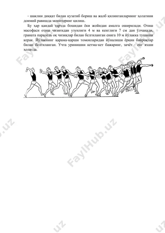 tўsiqlardan yugurib oshib o'tish usullarini o'rgatish - Page 5